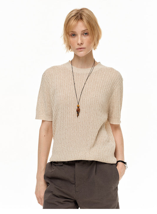 Niche Design Knit Shirt