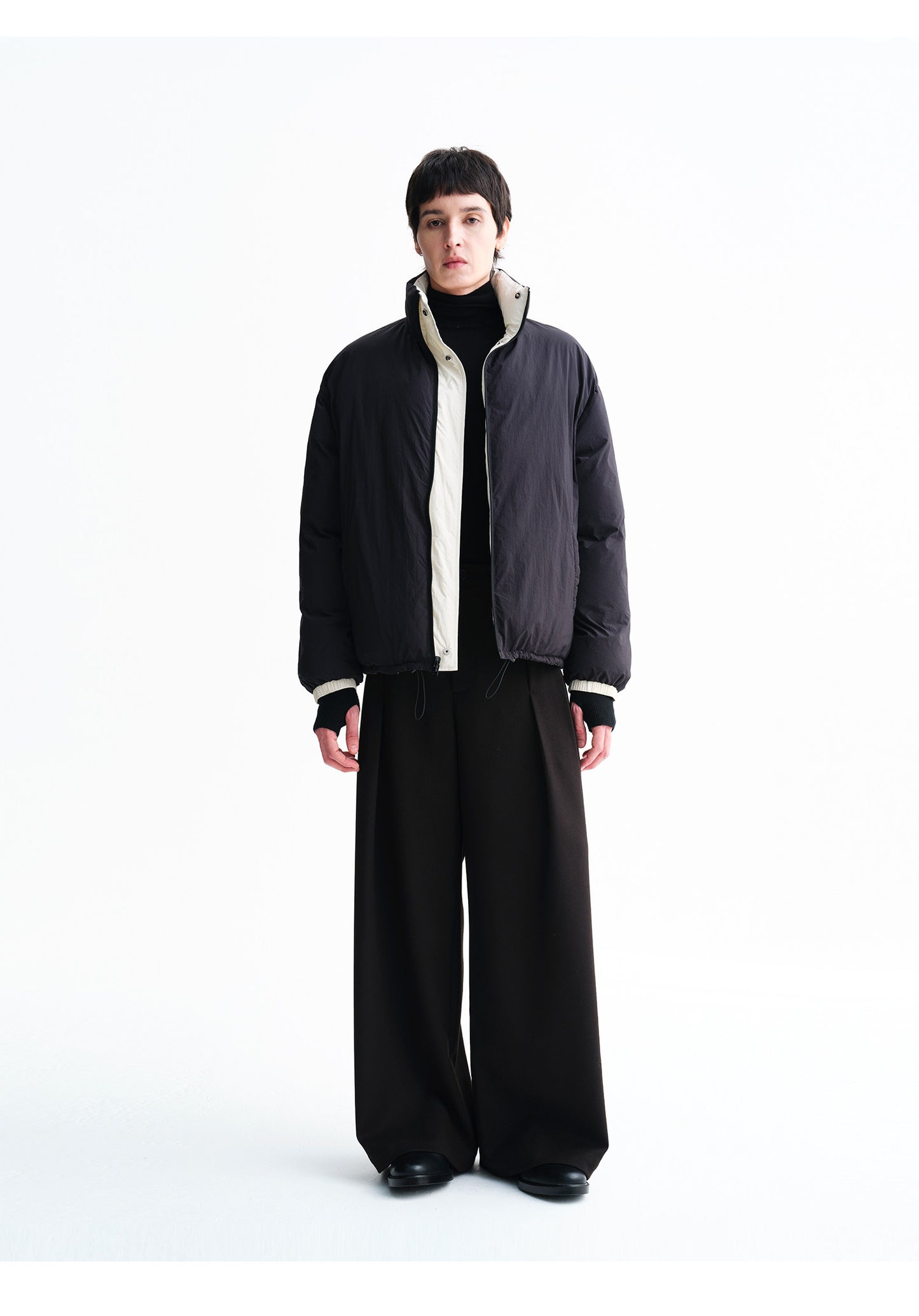 Short Reversible Cotton Jacket