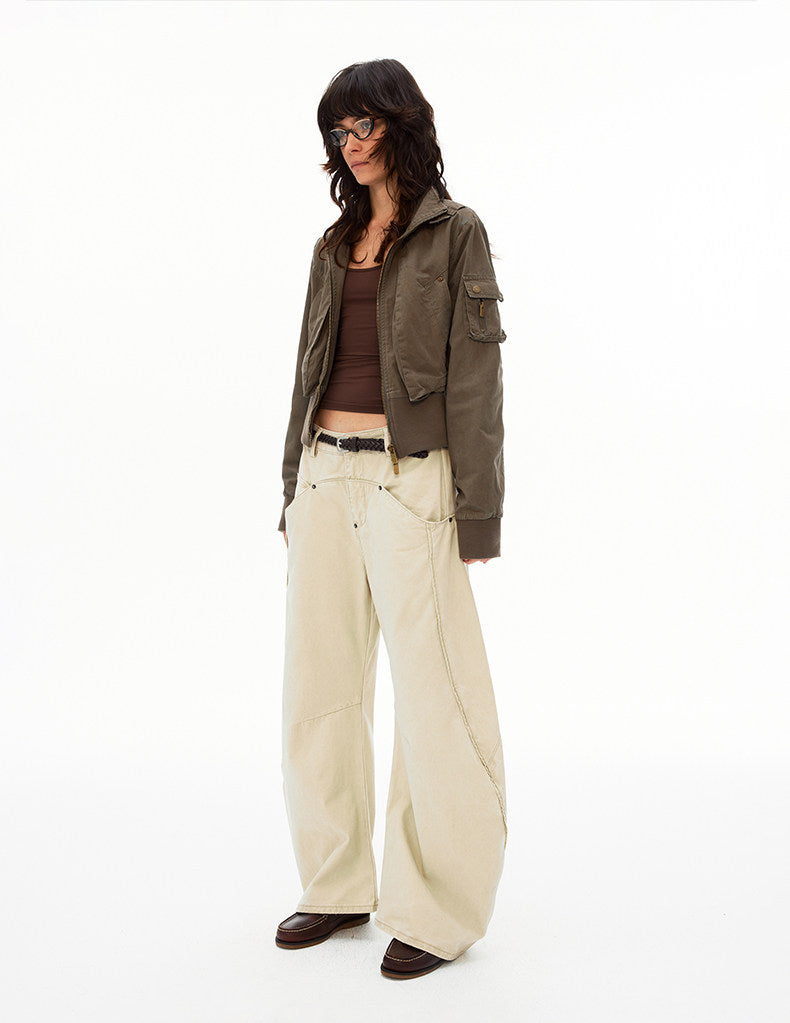 Retro-Cut Casual Pants