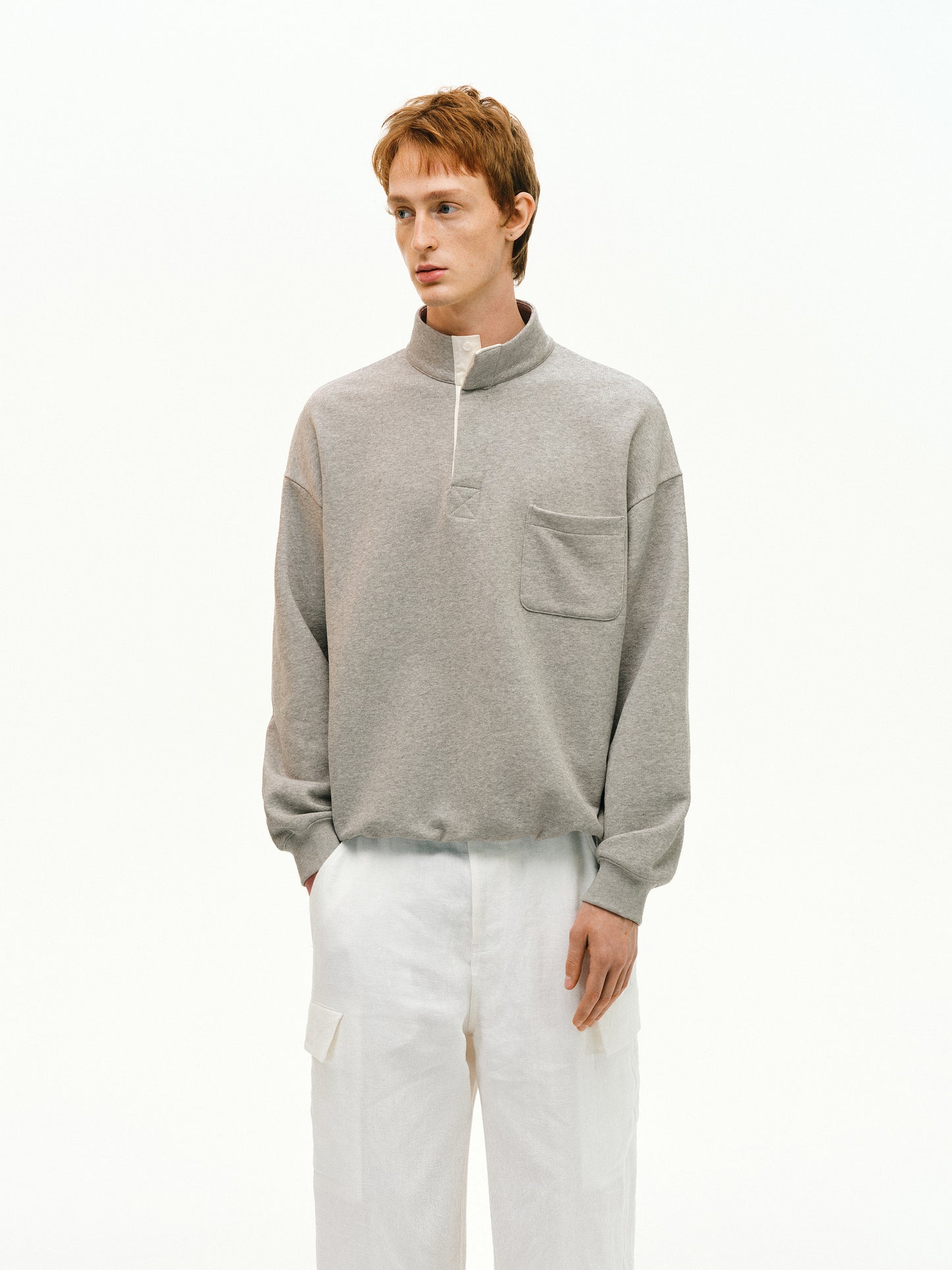 Stand Collar Sweatshirt
