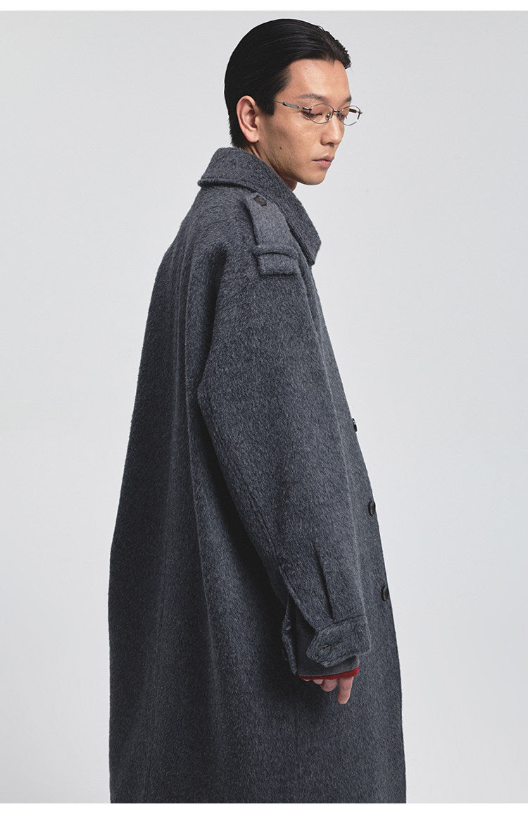 Single-faced Wool Coat