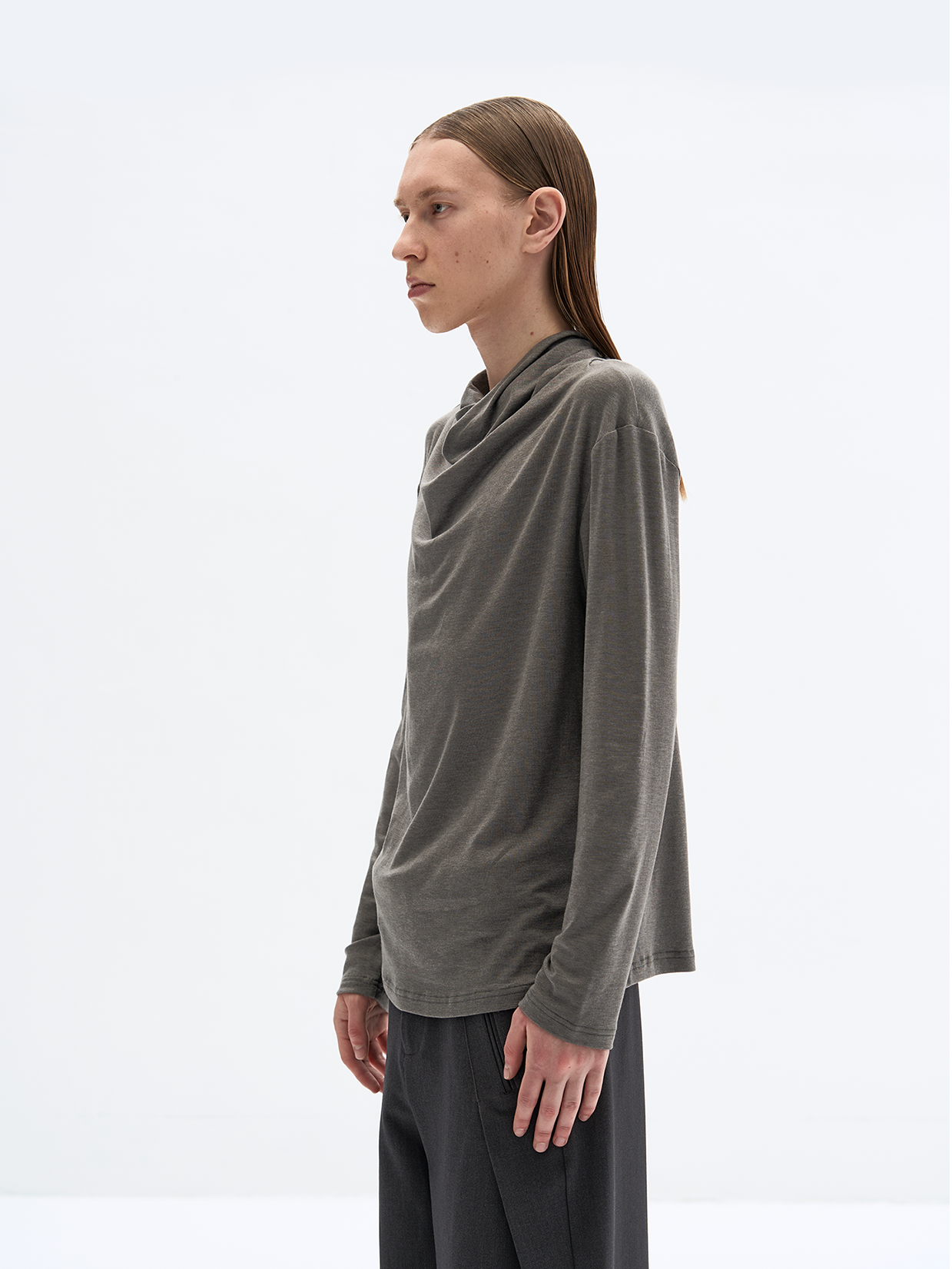 Stand Collar T-Shirt