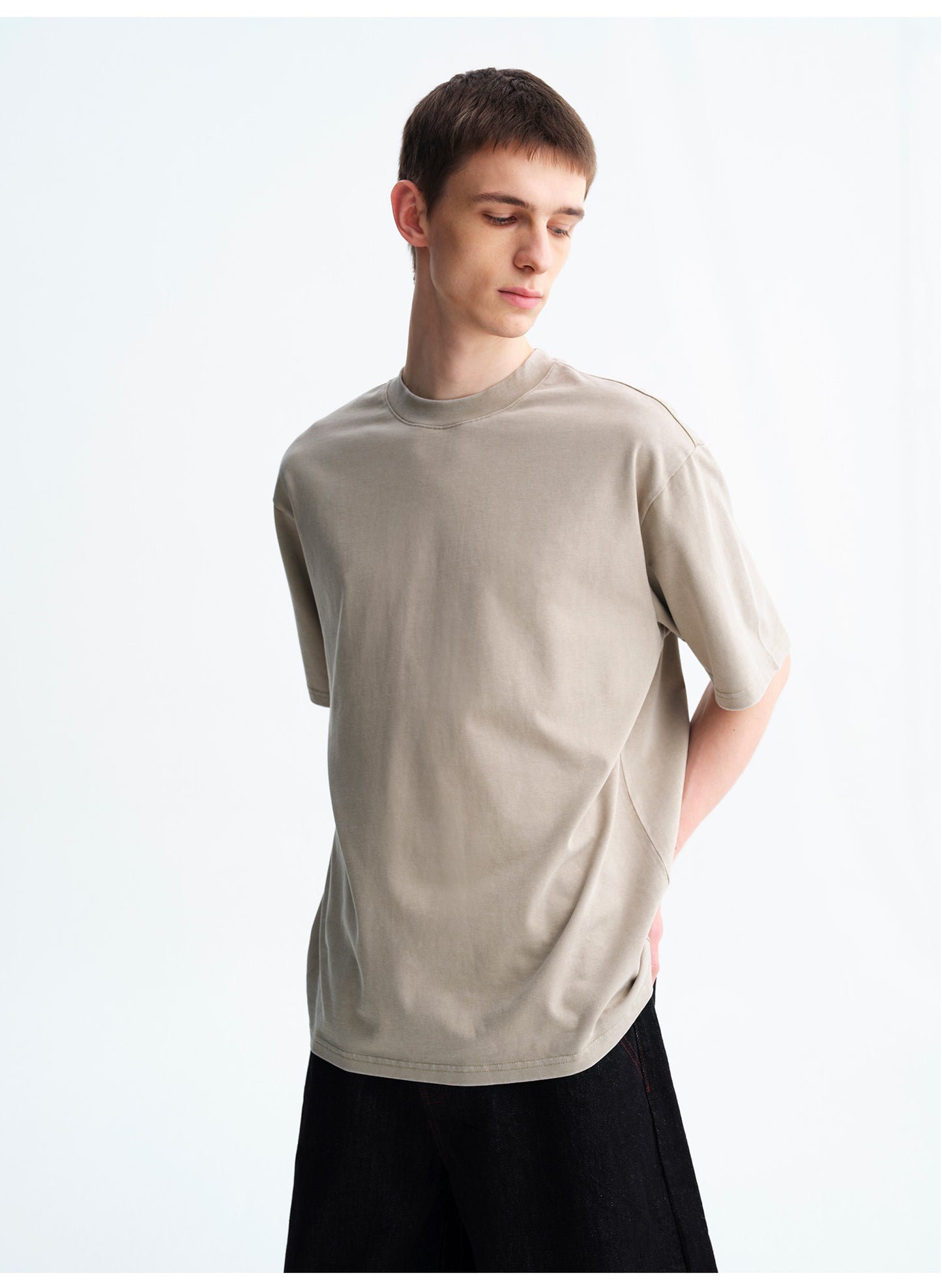 Distressed Cotton T-Shirt