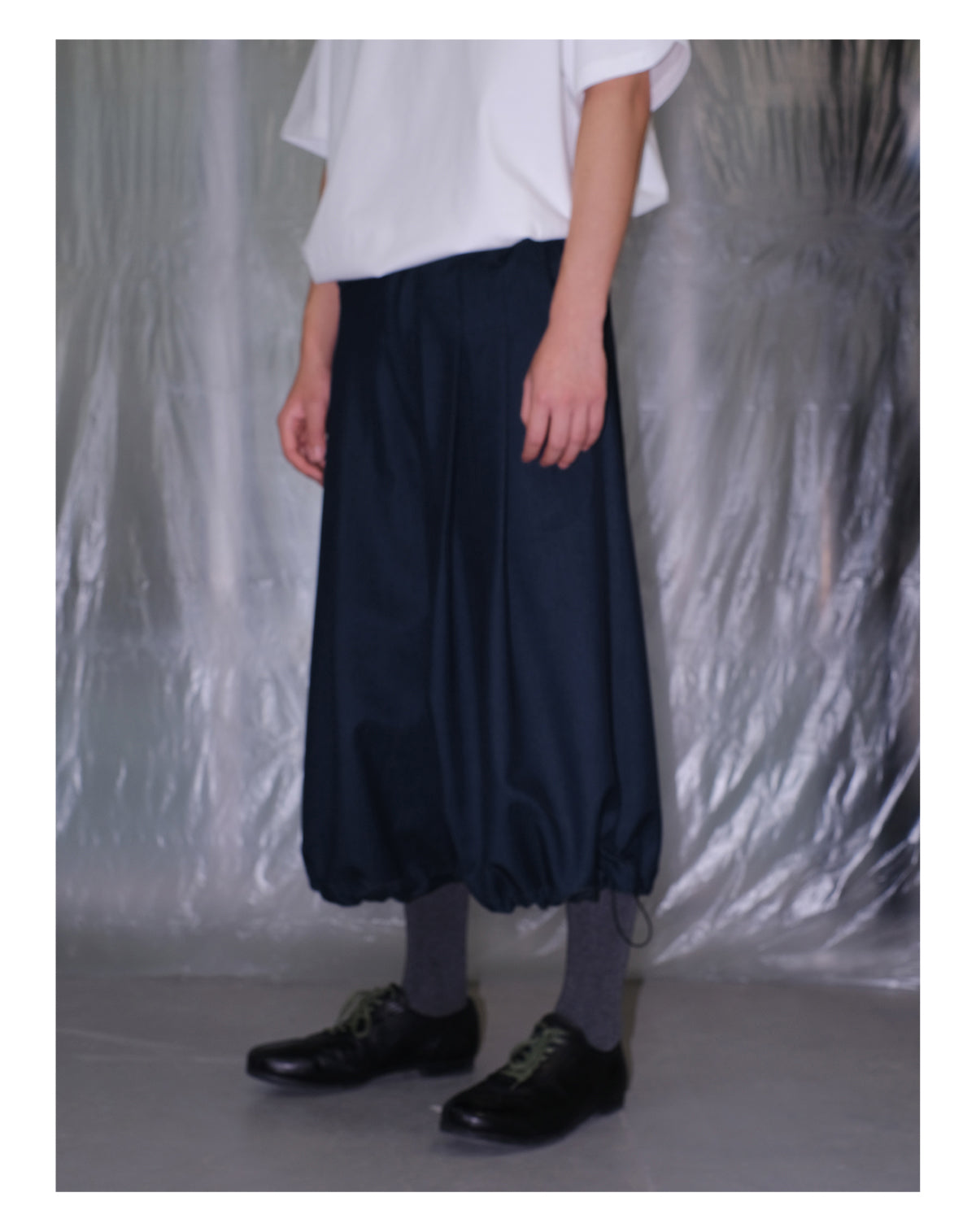 Drawstring Cropped Pants