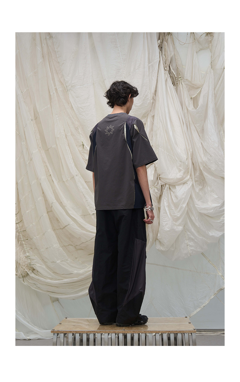 Windproof Deconstructed Casual Pants