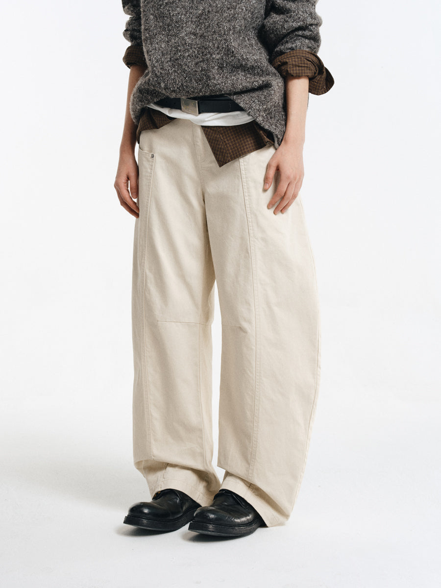 Cotton Rivet Casual Pants