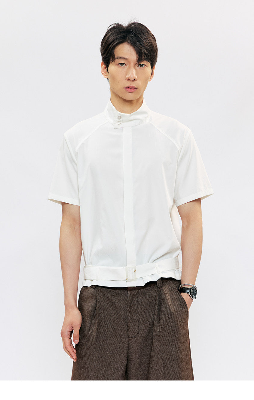 Casual Shirt with Adjustable Strap