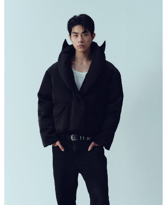 Short-length Shiny Down Jacket