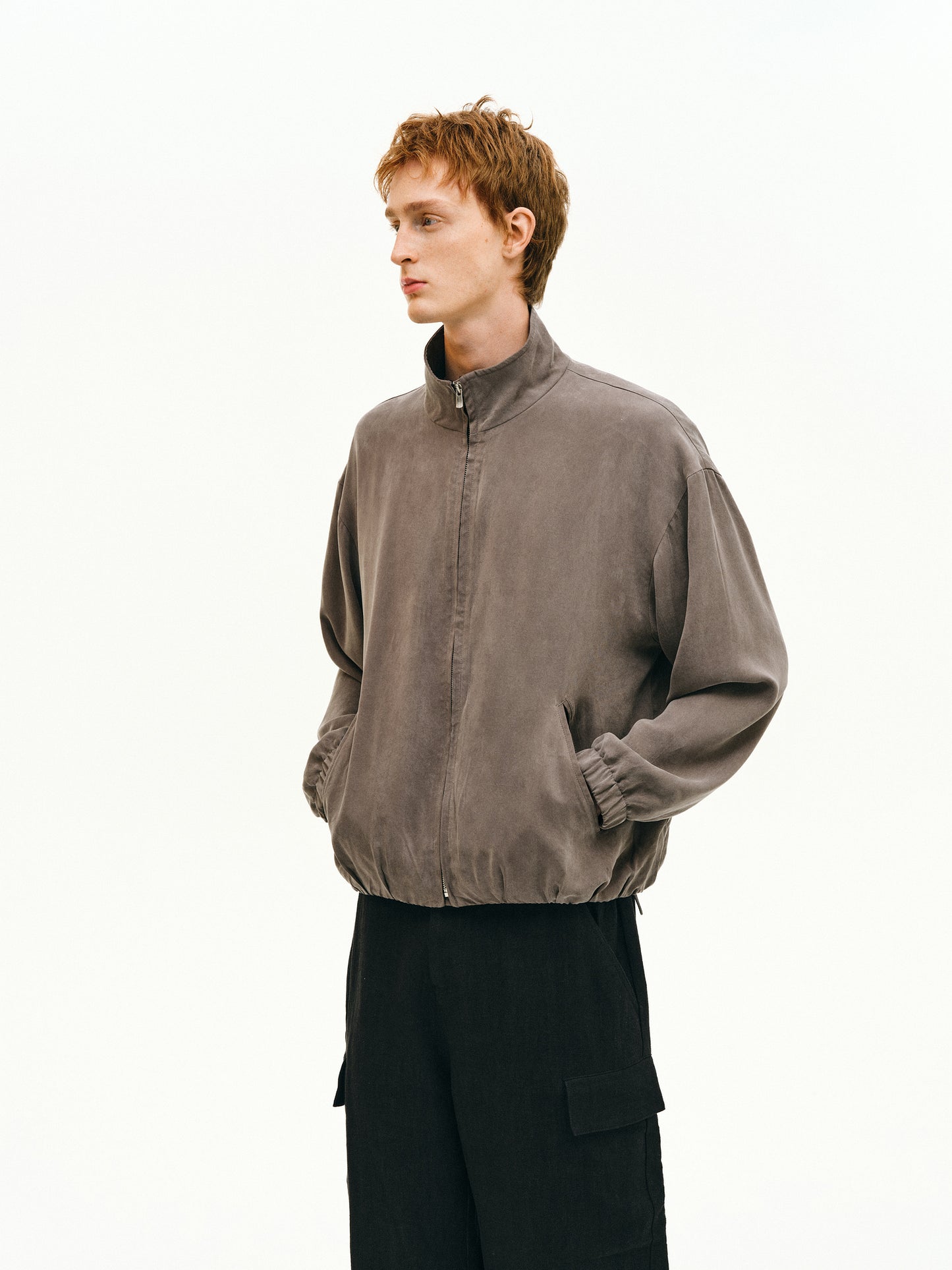 Stand Collar Balloon Jacket