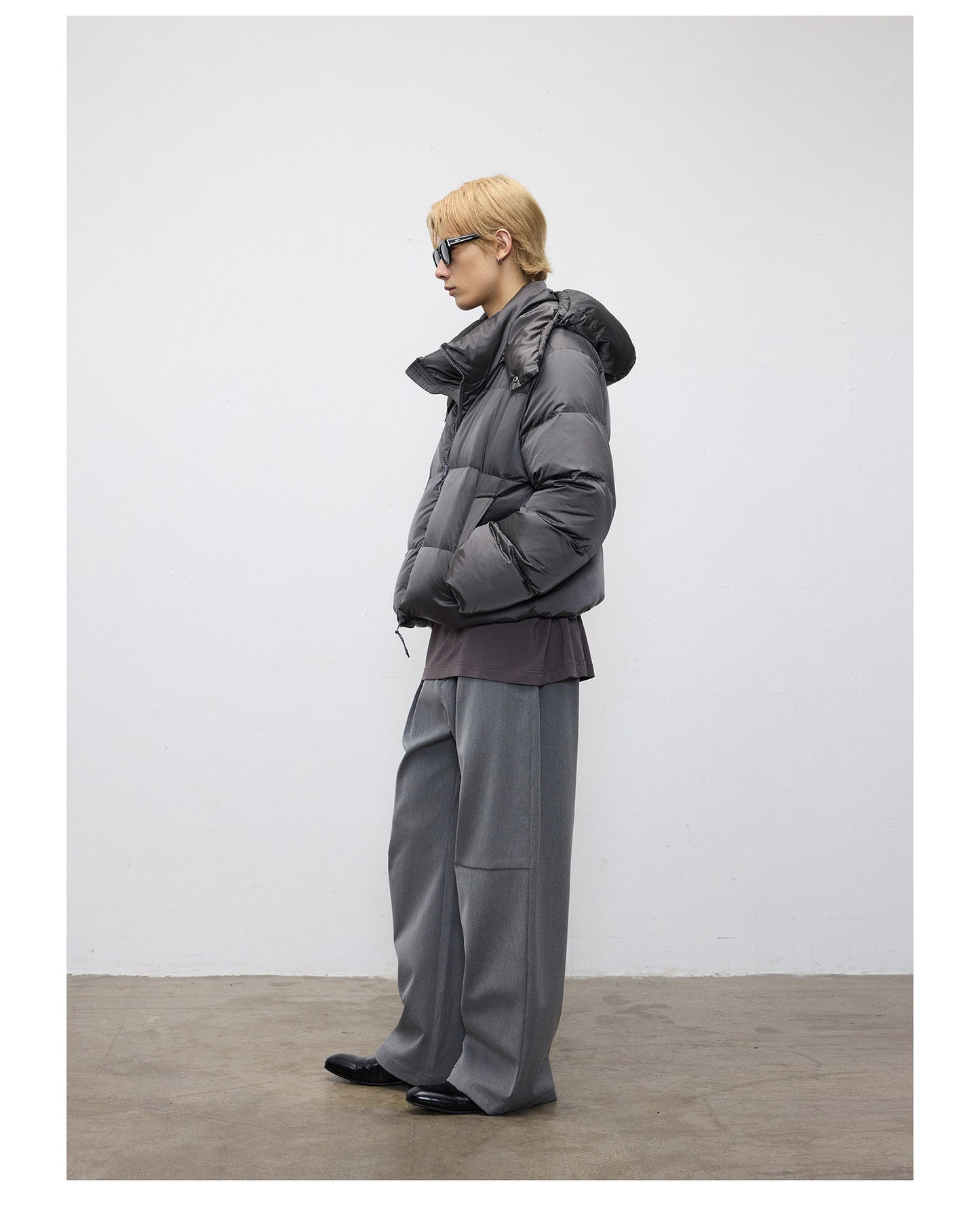 Faux Fox Fur Lined Down Jacket