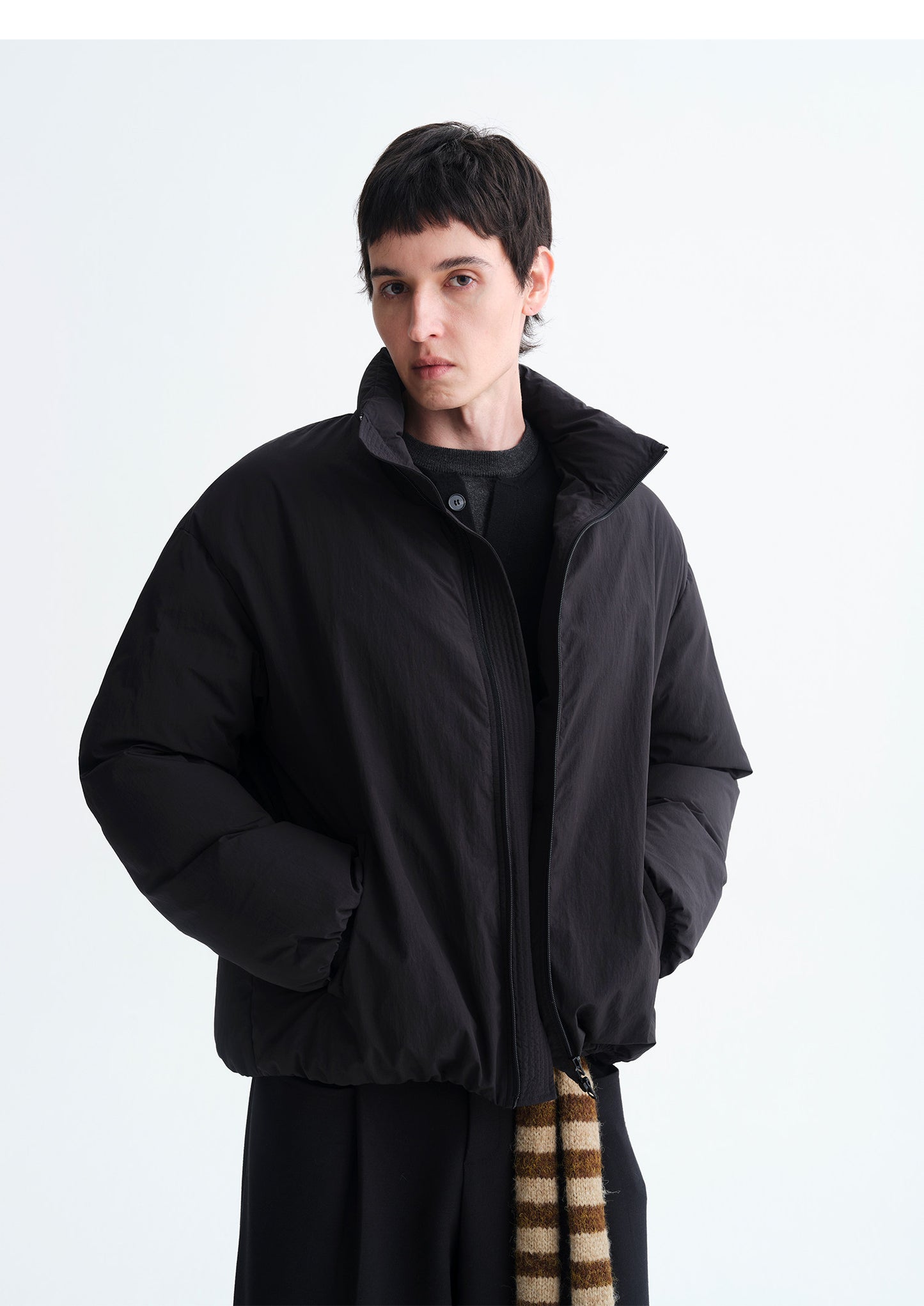 Stand Collar Warm Cotton Jacket