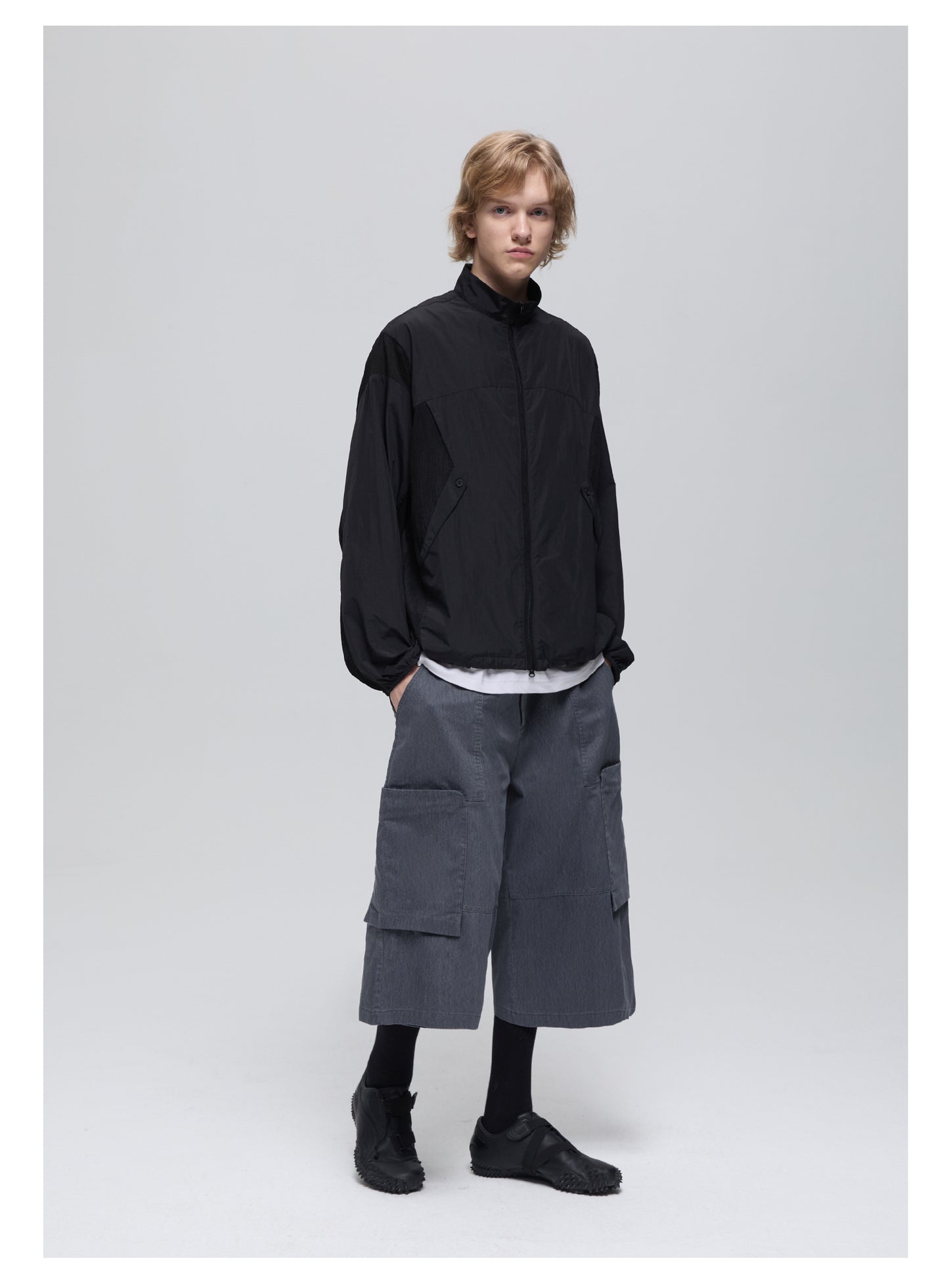 Stonewashed Casual Pants