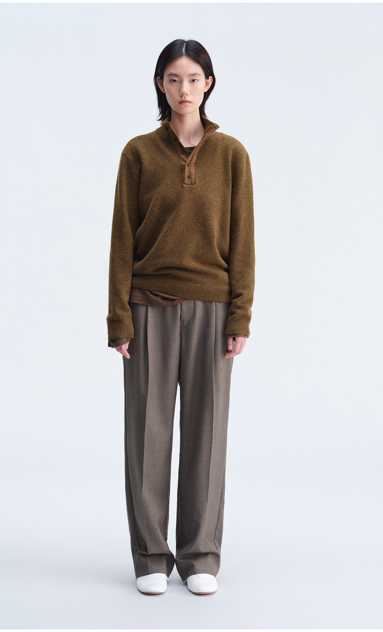 Button-Down Knit