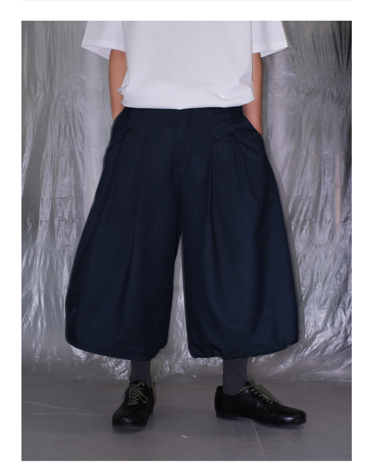 Drawstring Cropped Pants