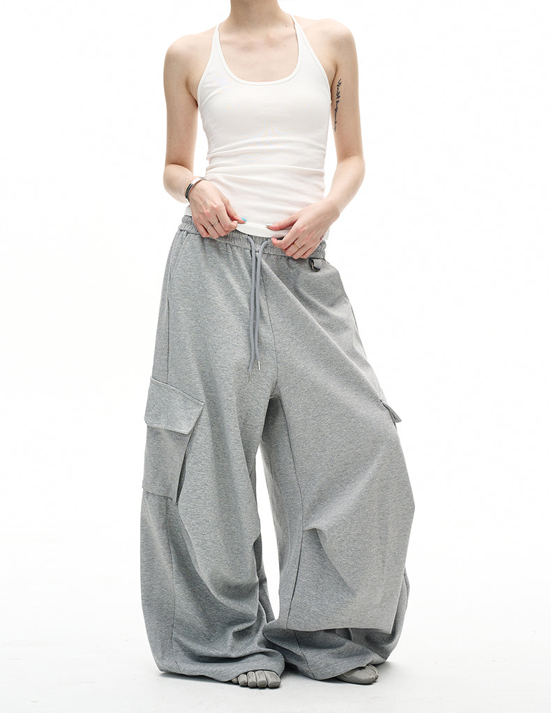 Multi-pocket design sweatpants