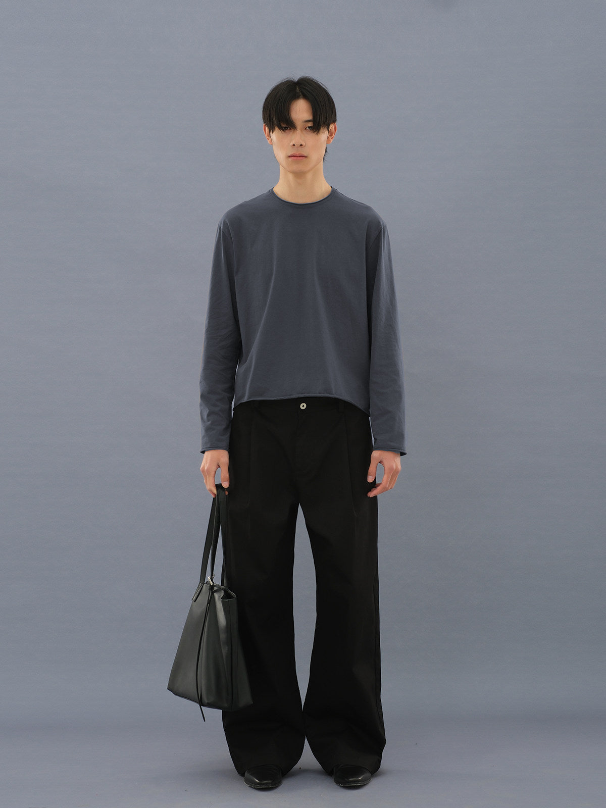 T-shirt with Roll-Up Sleeves