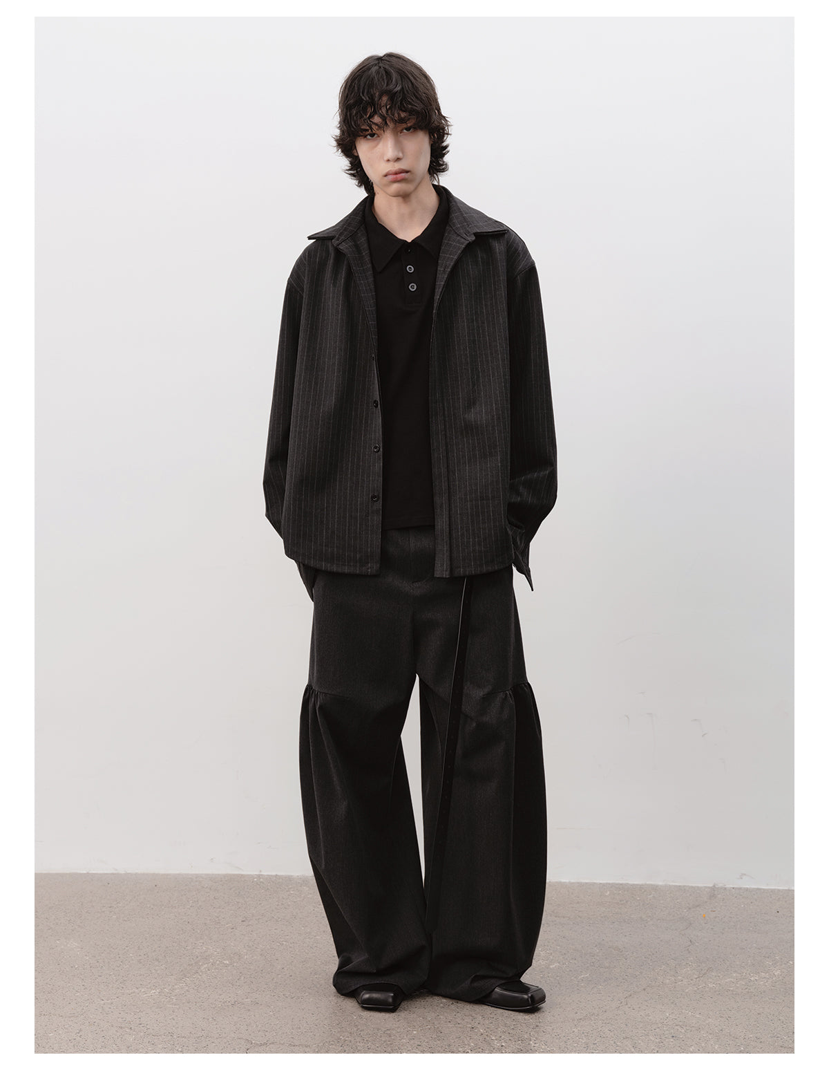 Wrinkle-resistant silhouette shirt