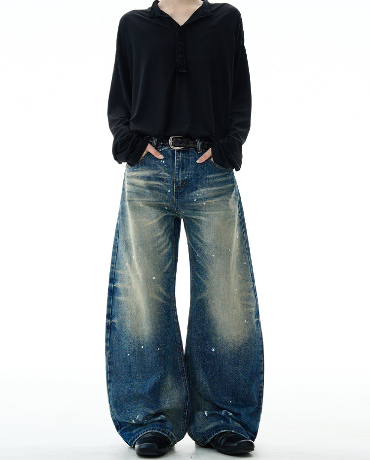 Ink Splash Scythe Jeans