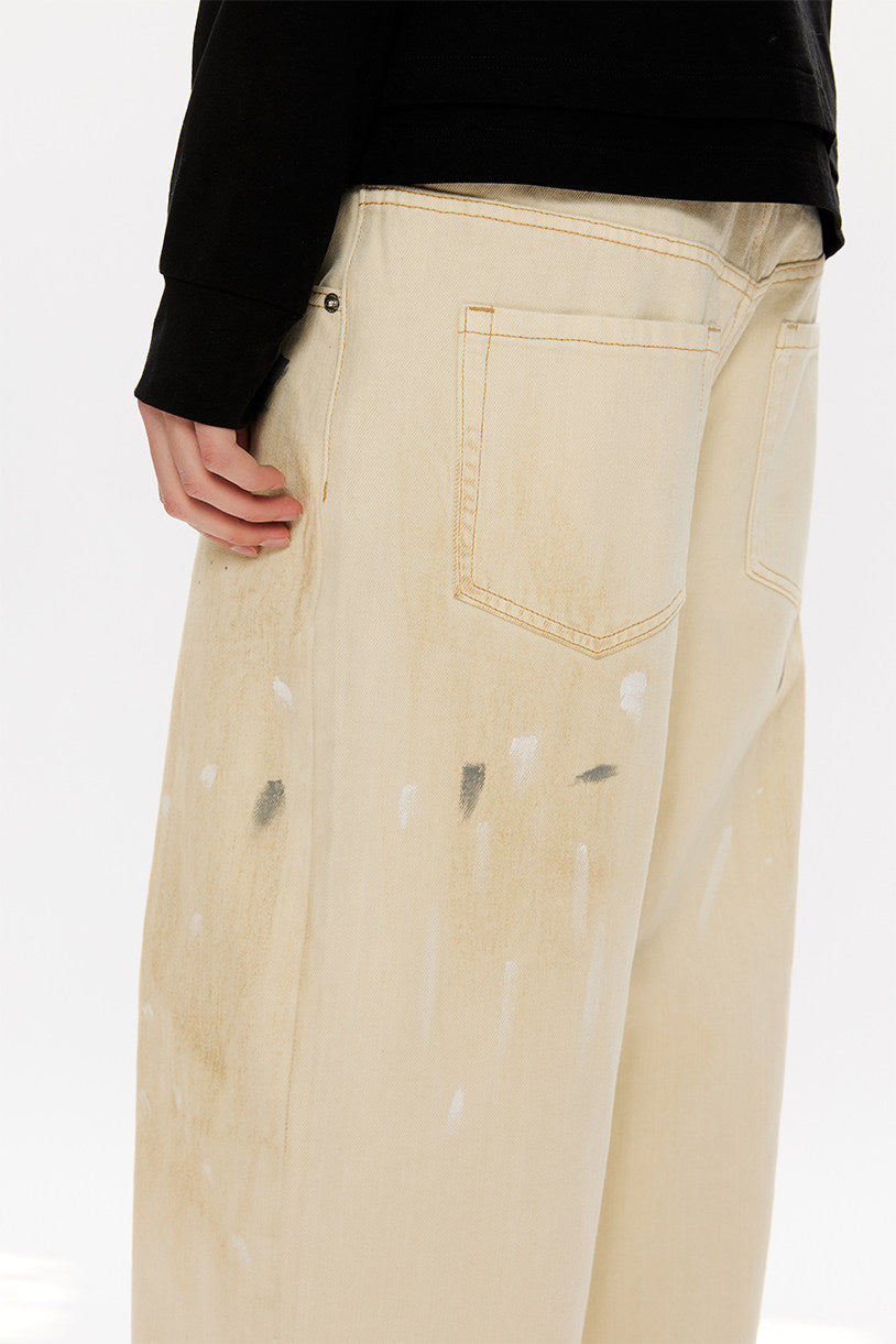 Loose-Fit Straight-Leg Jeans