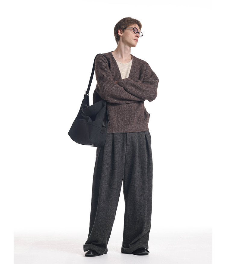 Wide Leg Loose Fit Casual Pants