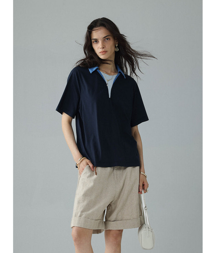 Faux Three-Piece Polo Shirt