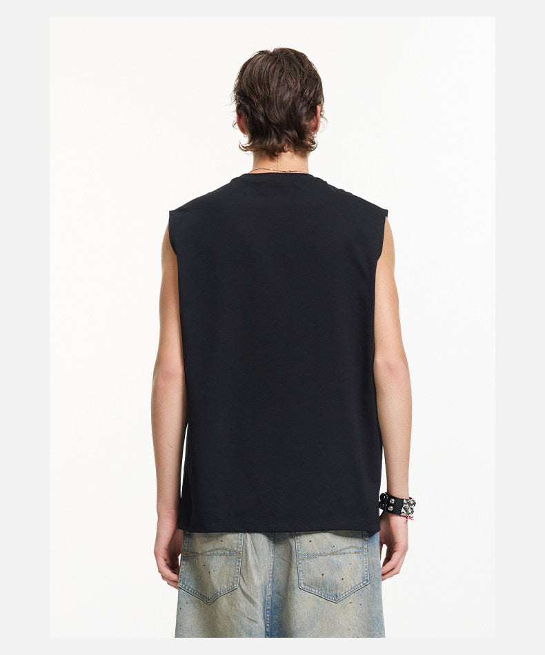 Functional Sports Style Sleeveless Top