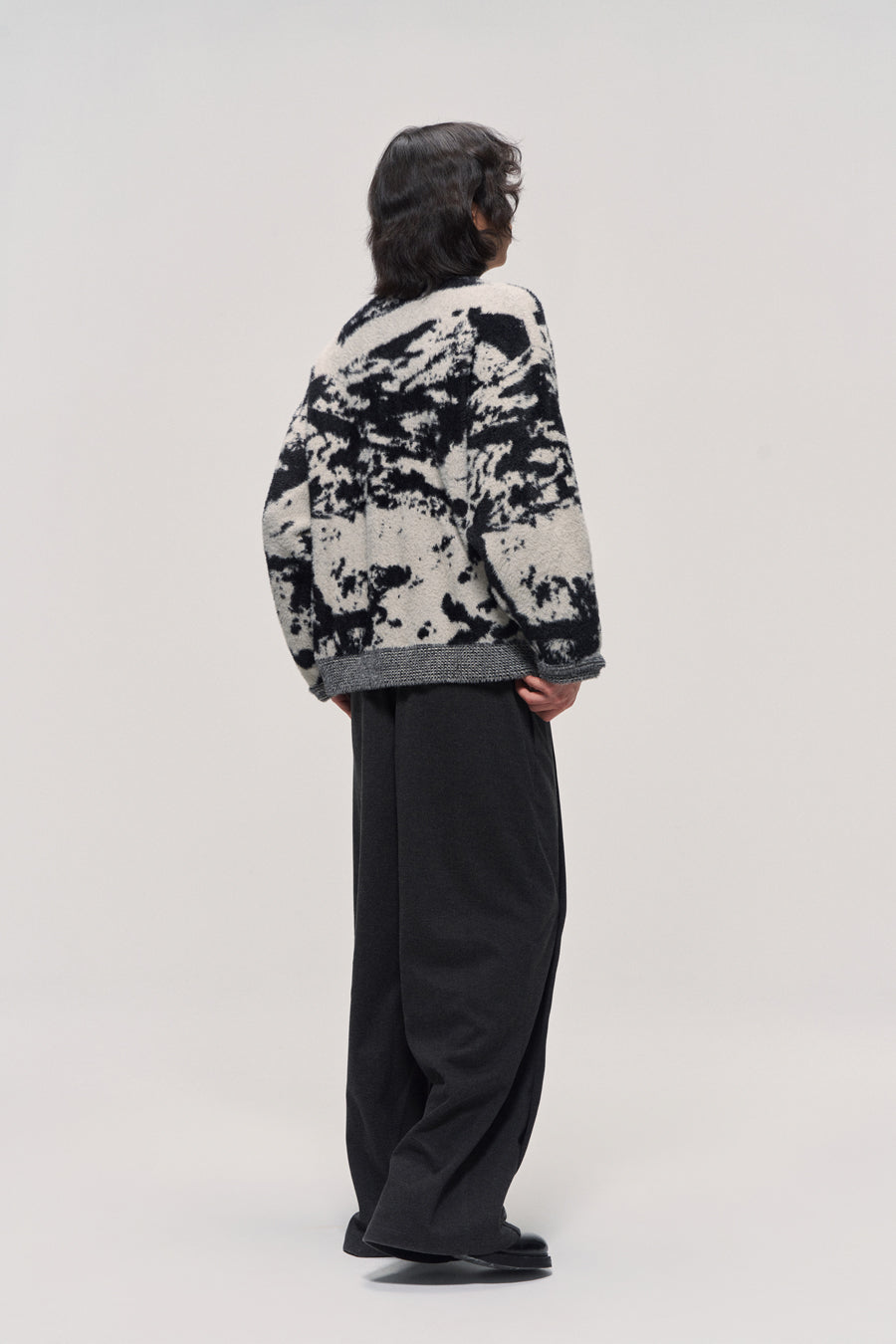 Faux Mink Fur Thick Cardigan