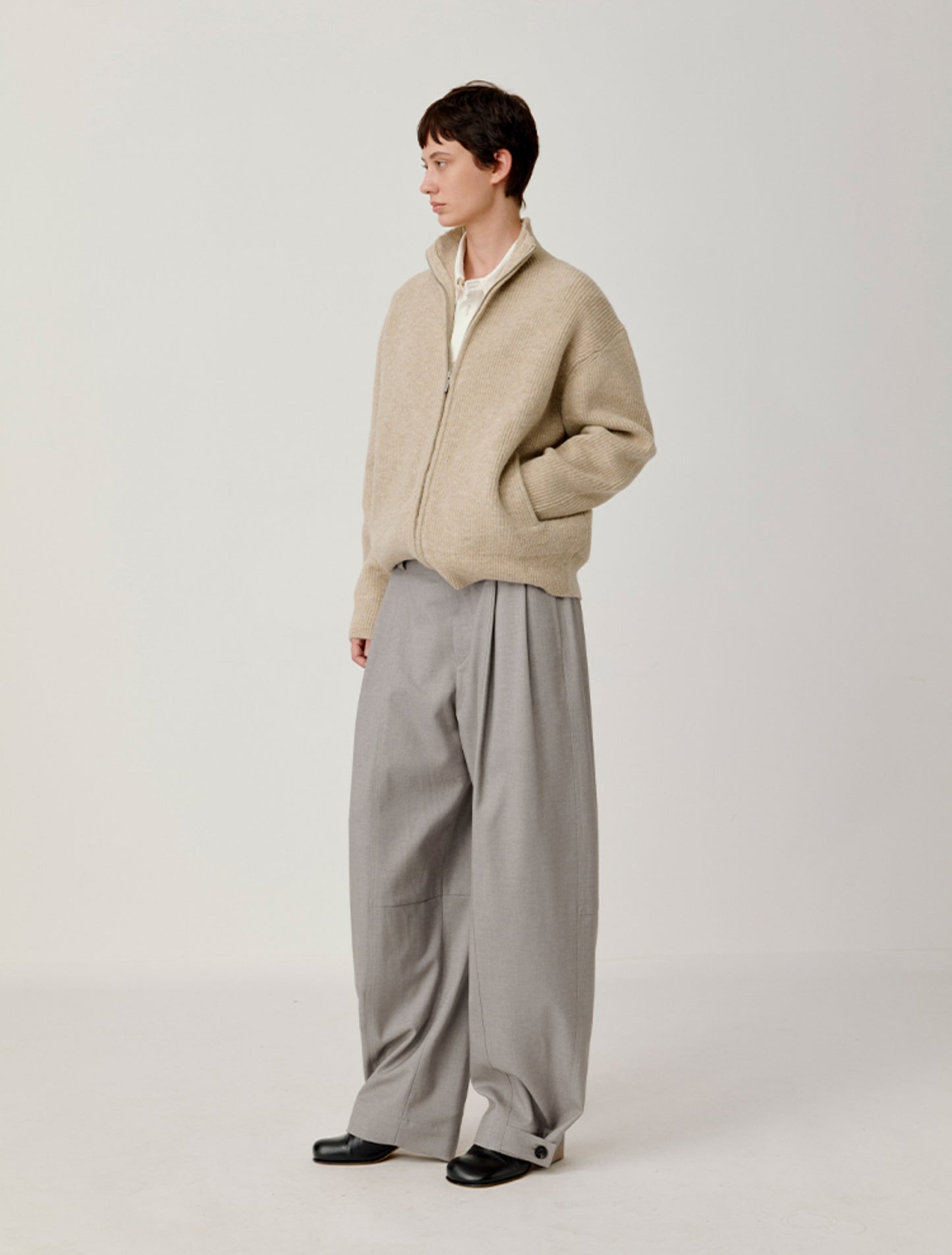 Double Zipper Cardigan