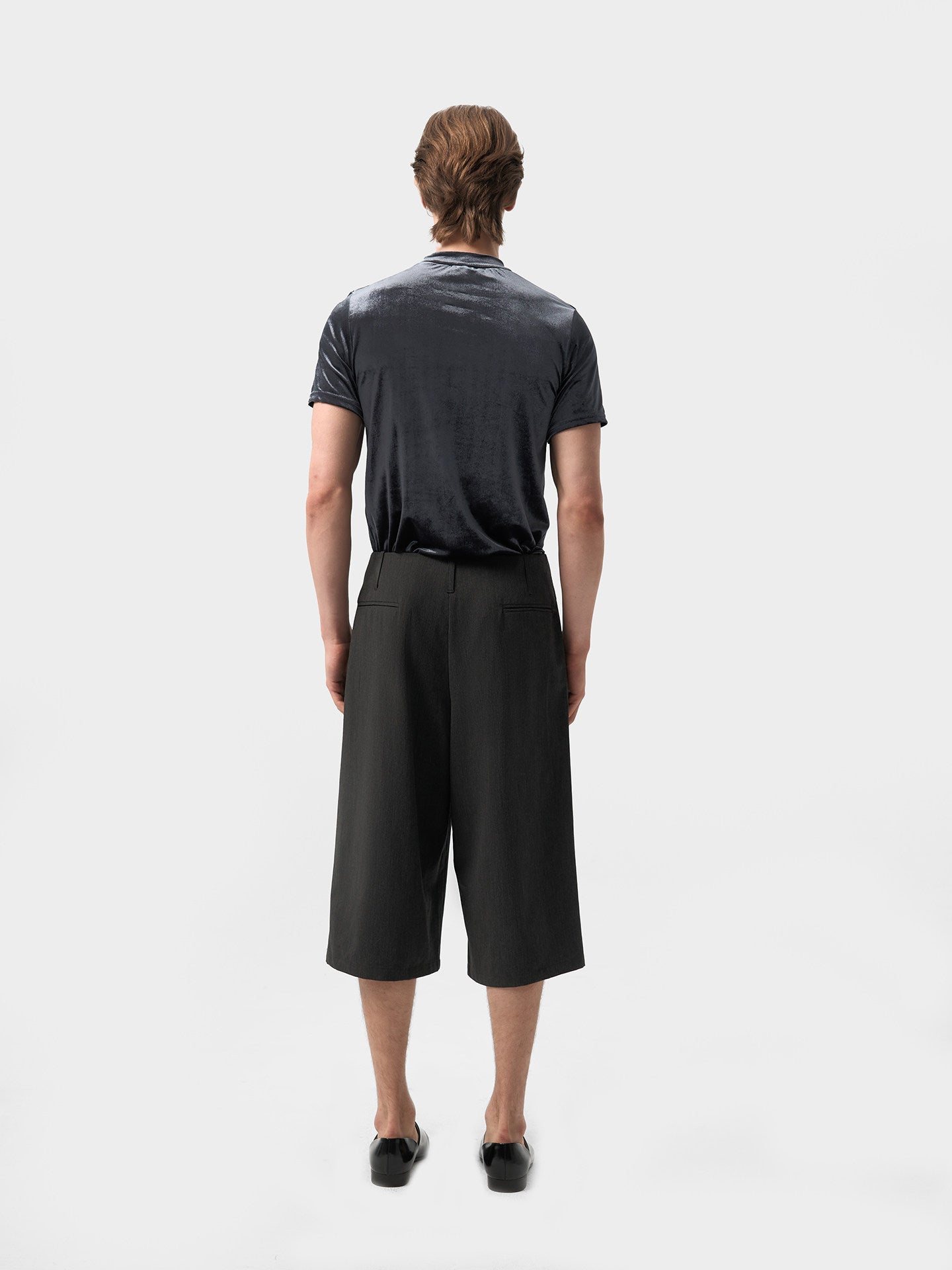 Velvet Mini Turtleneck T-Shirt