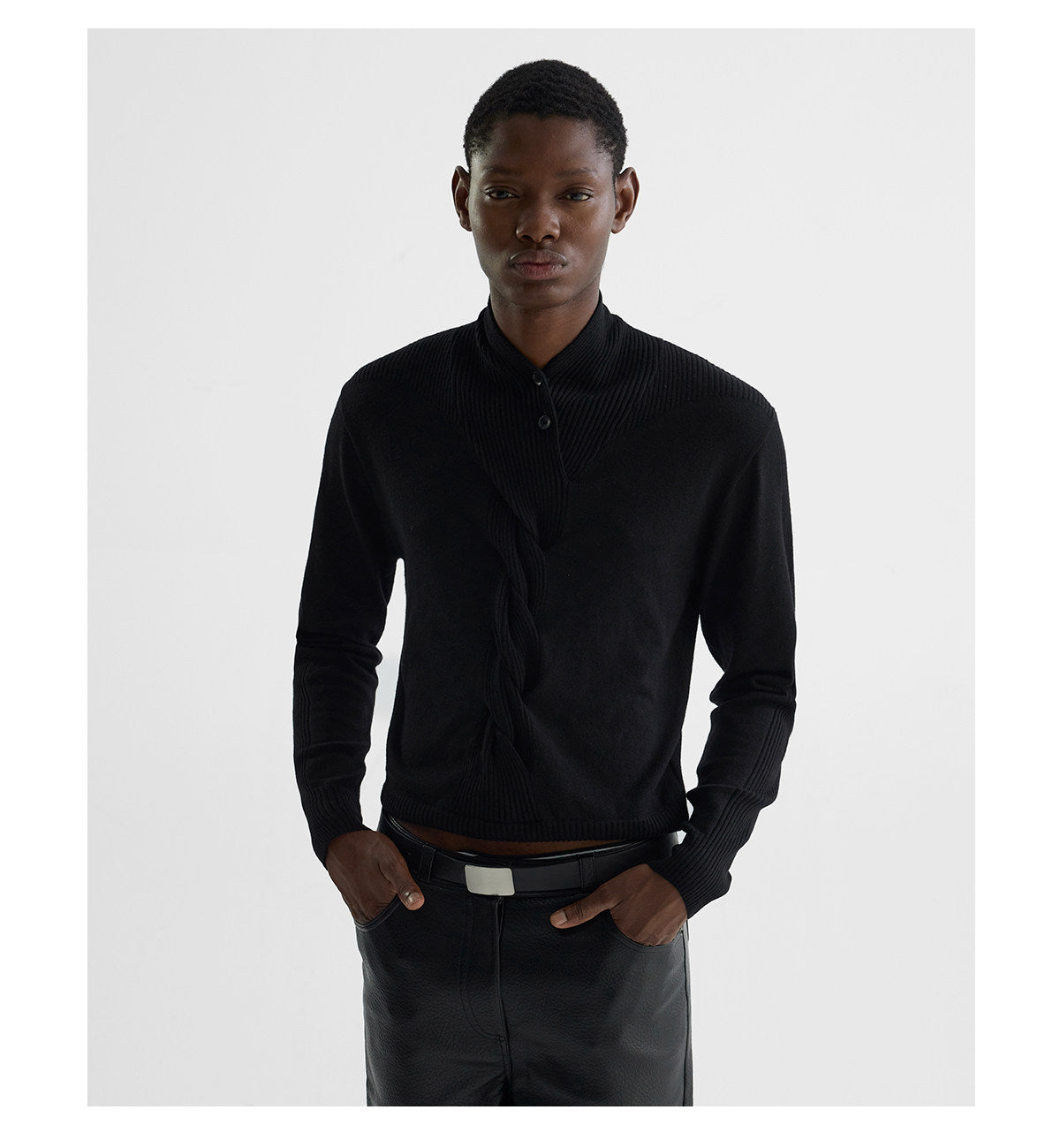 Basic V-neck Knit Sweater