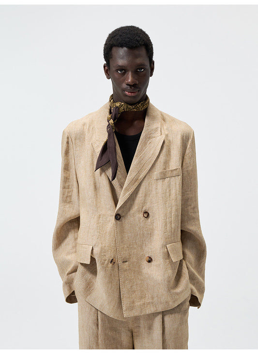 피크 라펠 재킷