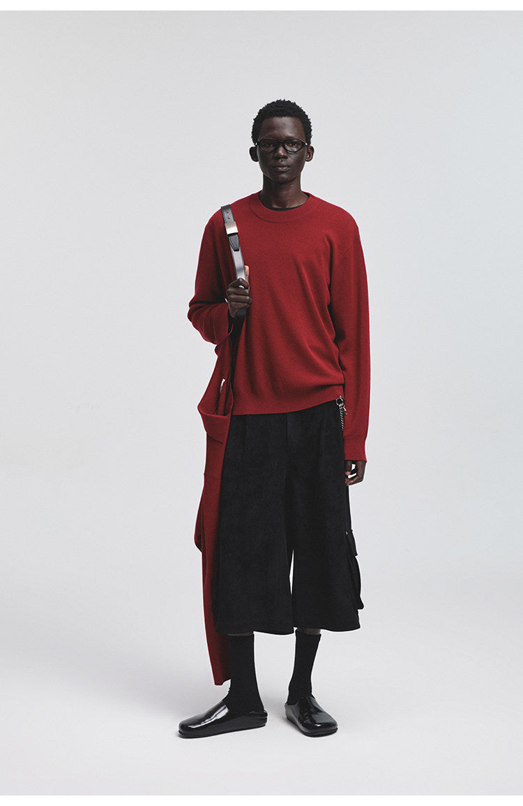 Silk-like Finish Classic Sweater