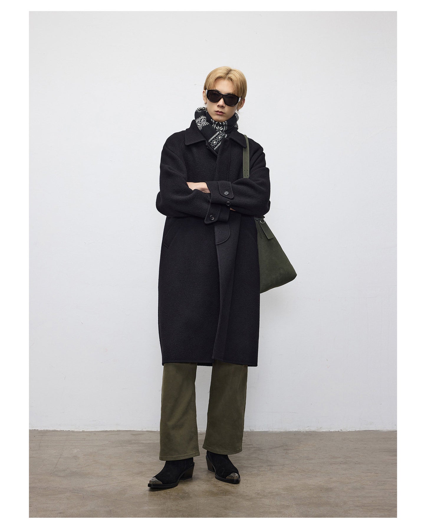 Wool Mid-Length Coat