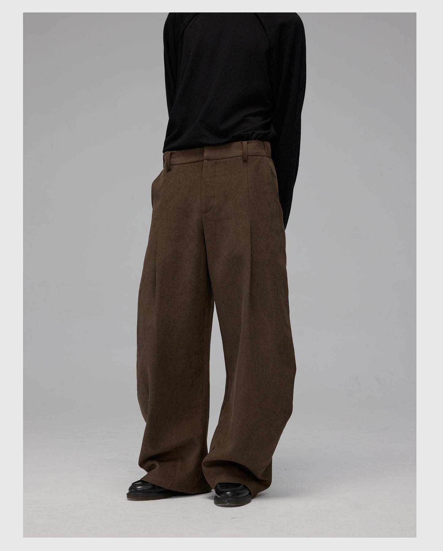 Scimitar Pleated Wide Leg Pants