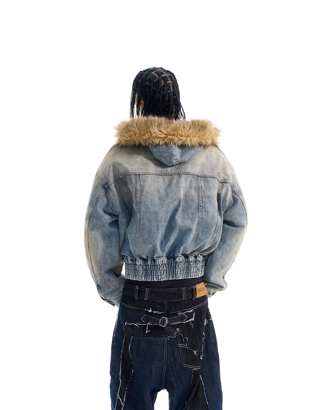 Distressed Oversized Denim Jacket