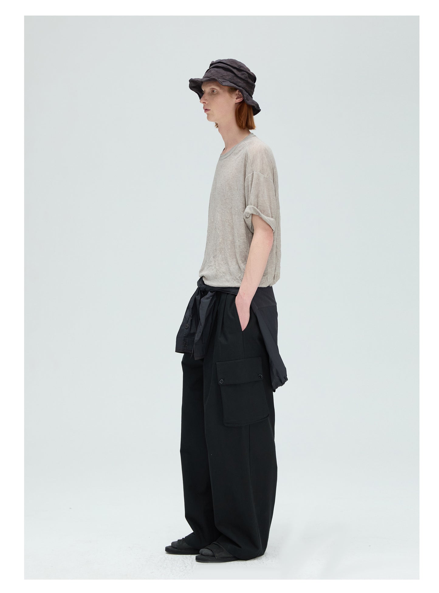 Trendy Pleated T-Shirt