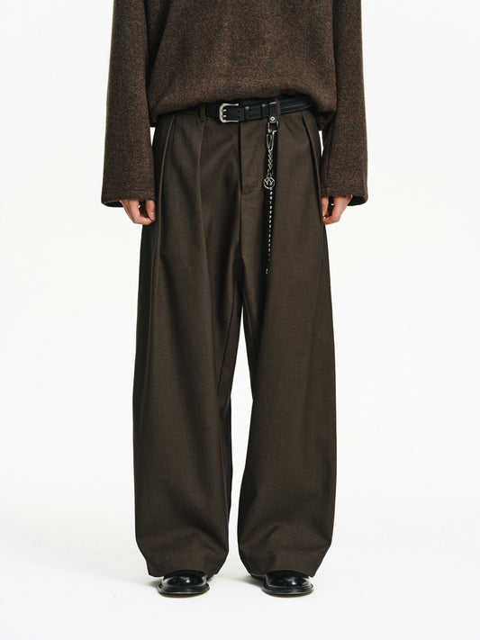 Wide-Leg Casual Pants