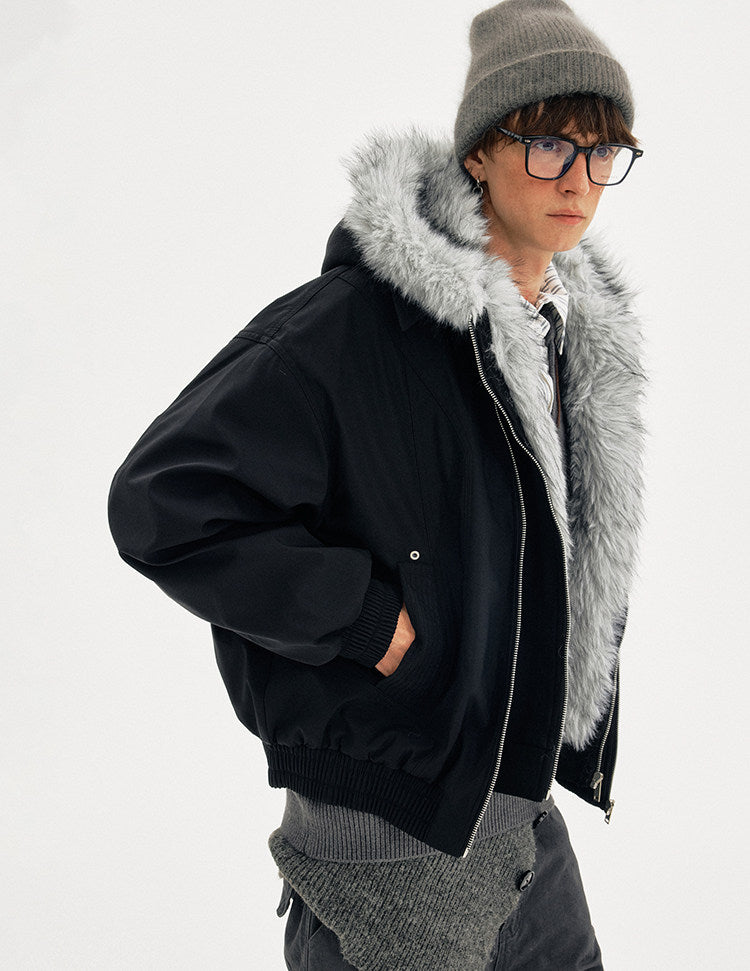 Faux Two-Piece Patchwork Jacket