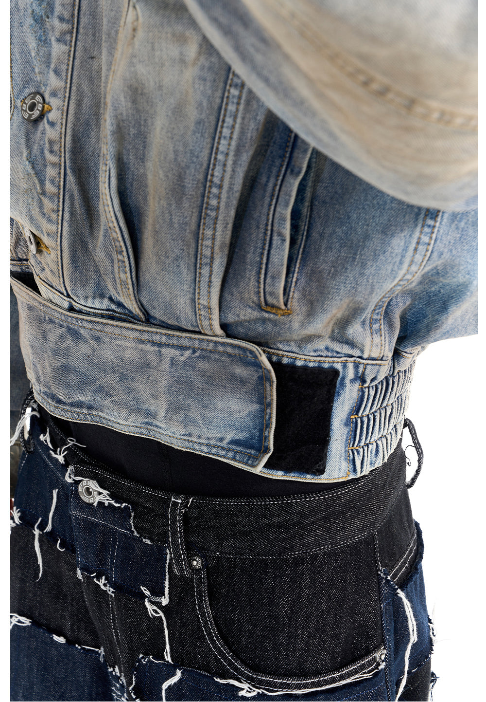 Distressed Oversized Denim Jacket