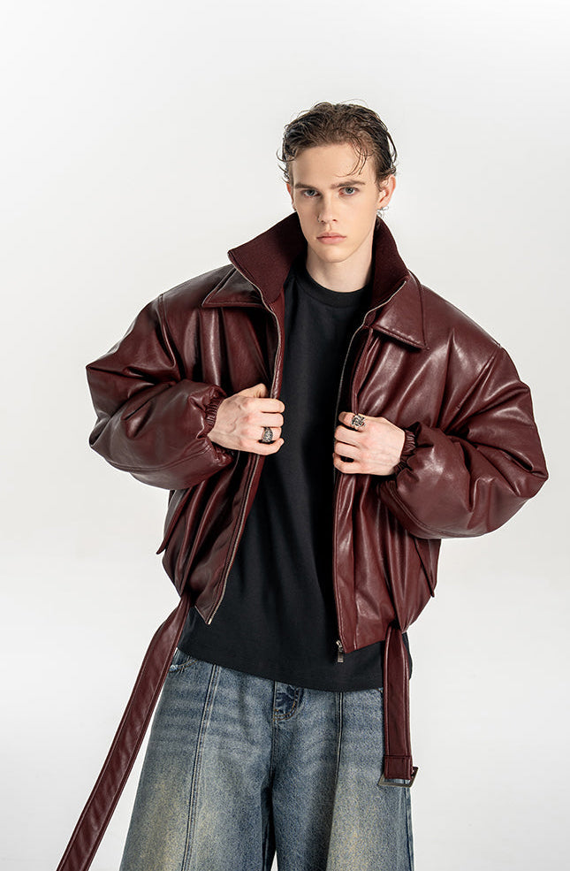 Glossy Double-Layer Color Jacket