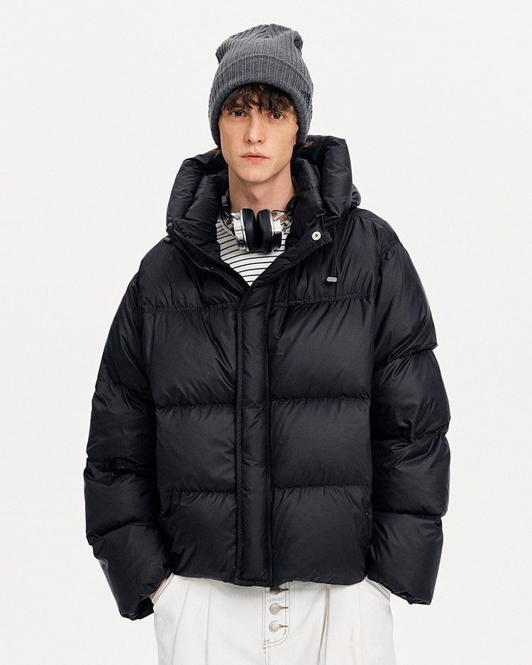 Warm Lightweight Down Jacket with Hood