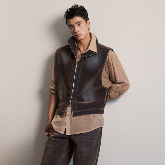 Flock Denim Vest
