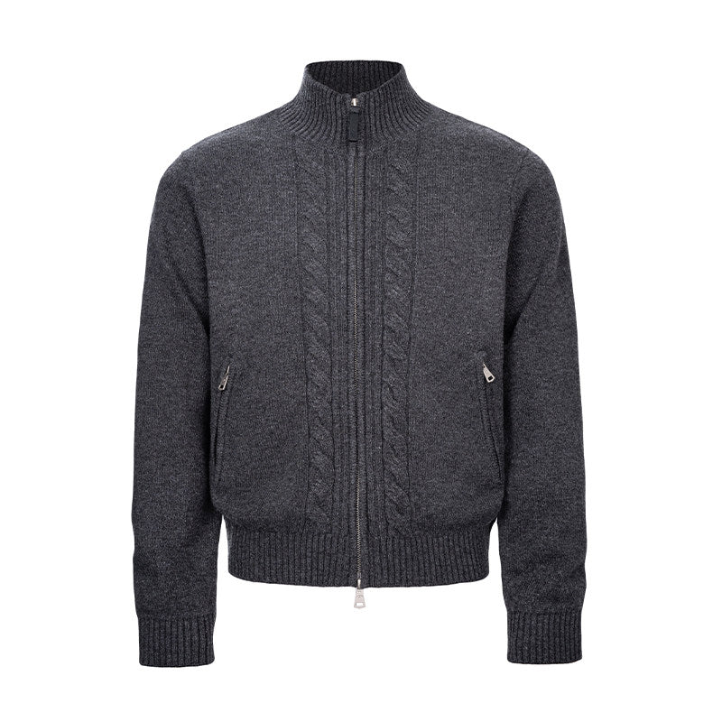 Warm Jacquard Cardigan