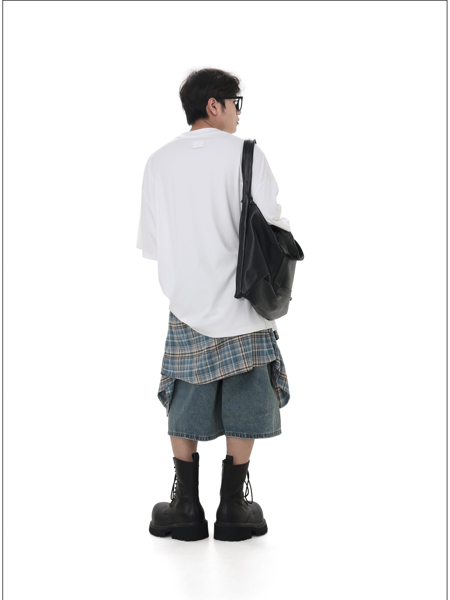 Casual Loose Denim Cropped Pants