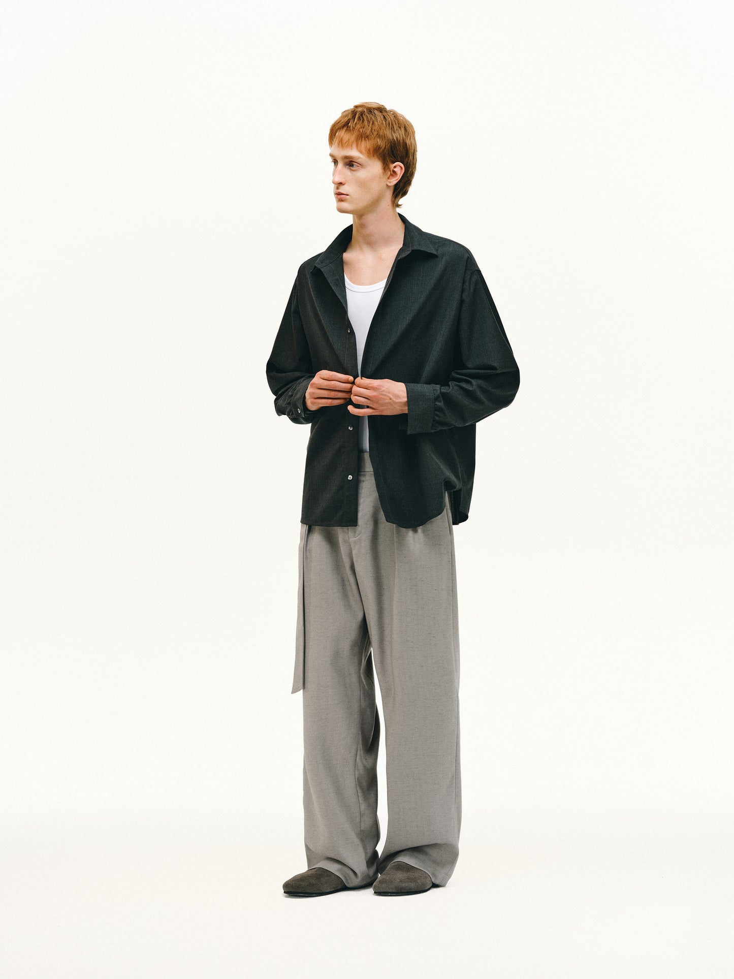 Wool Clean Fit Shirt