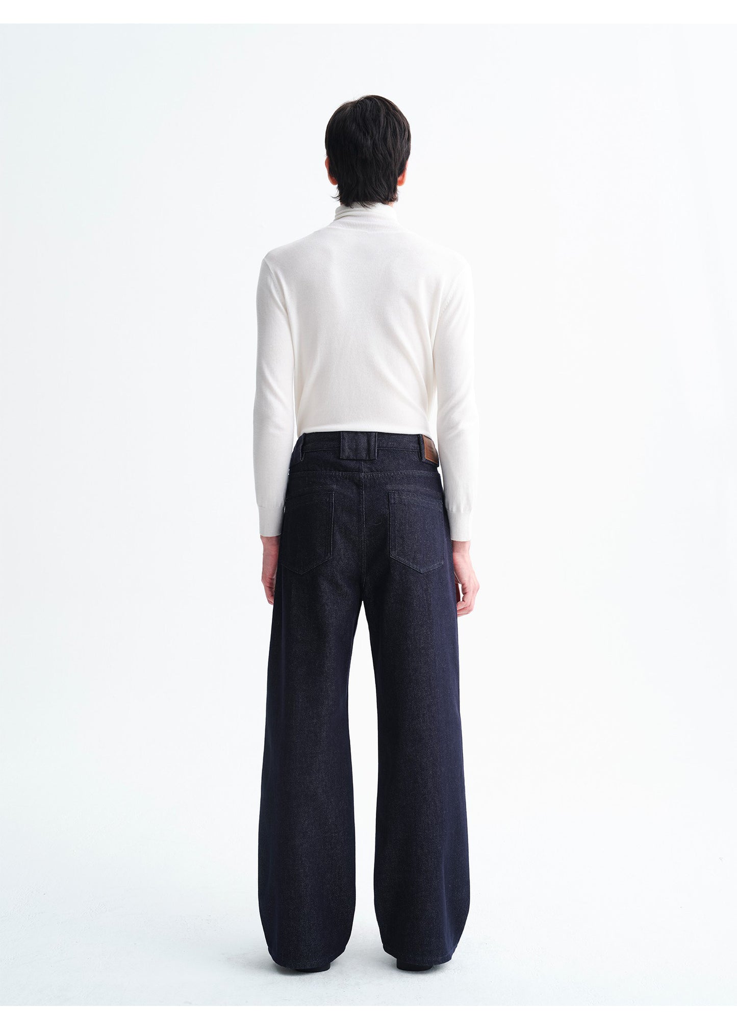 Simple Retro Denim Pants