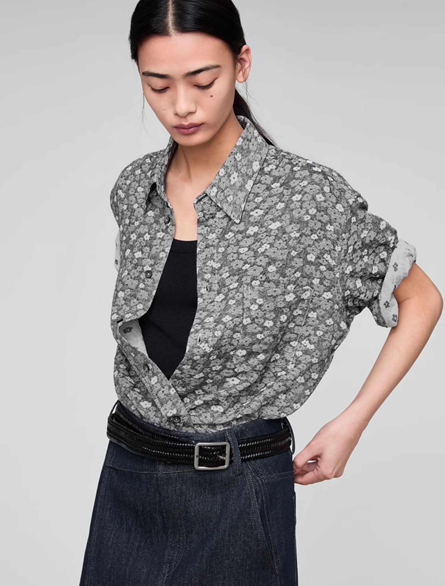 Retro Standard Collar Shirt