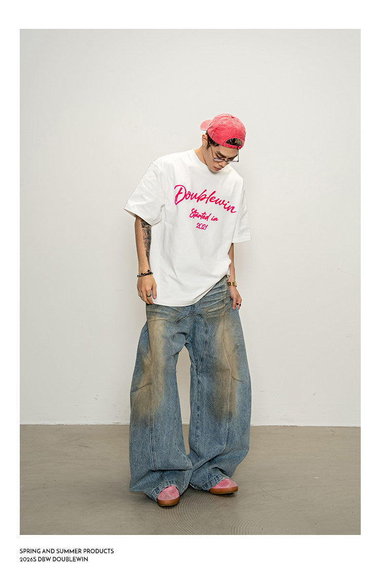 Embroidered Pure Cotton T-Shirt