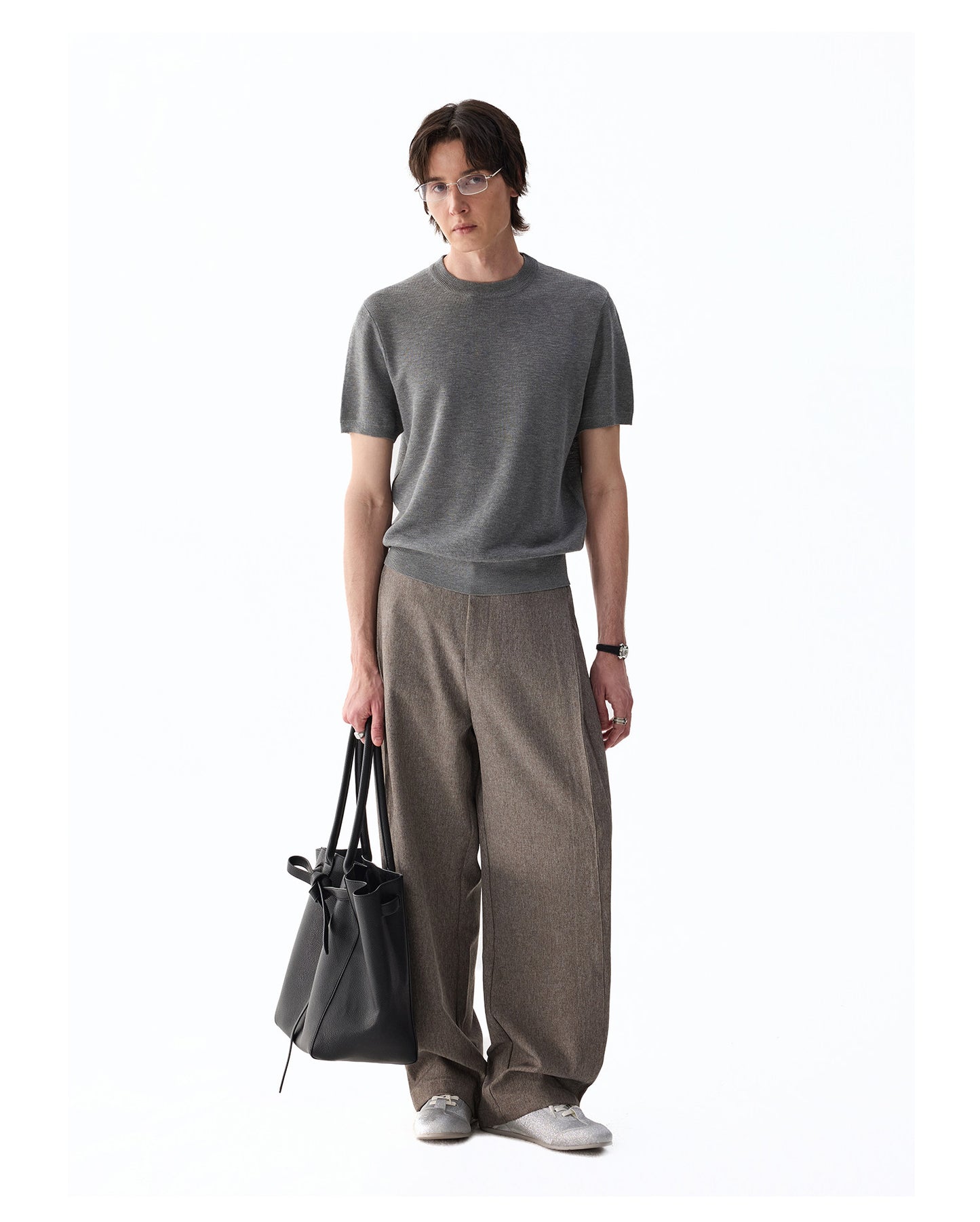 Side-Seam Casual Pants with a 3D Silhouette