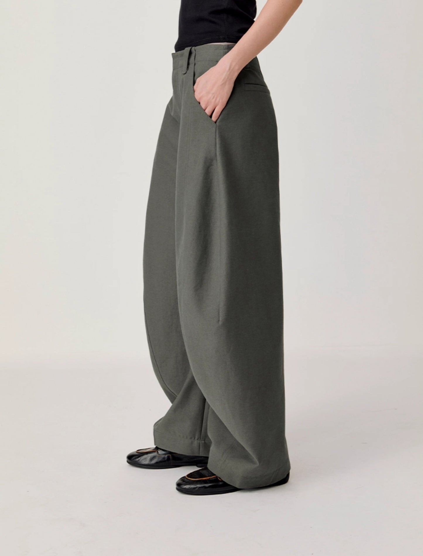 Vintage Cotton Casual Pants